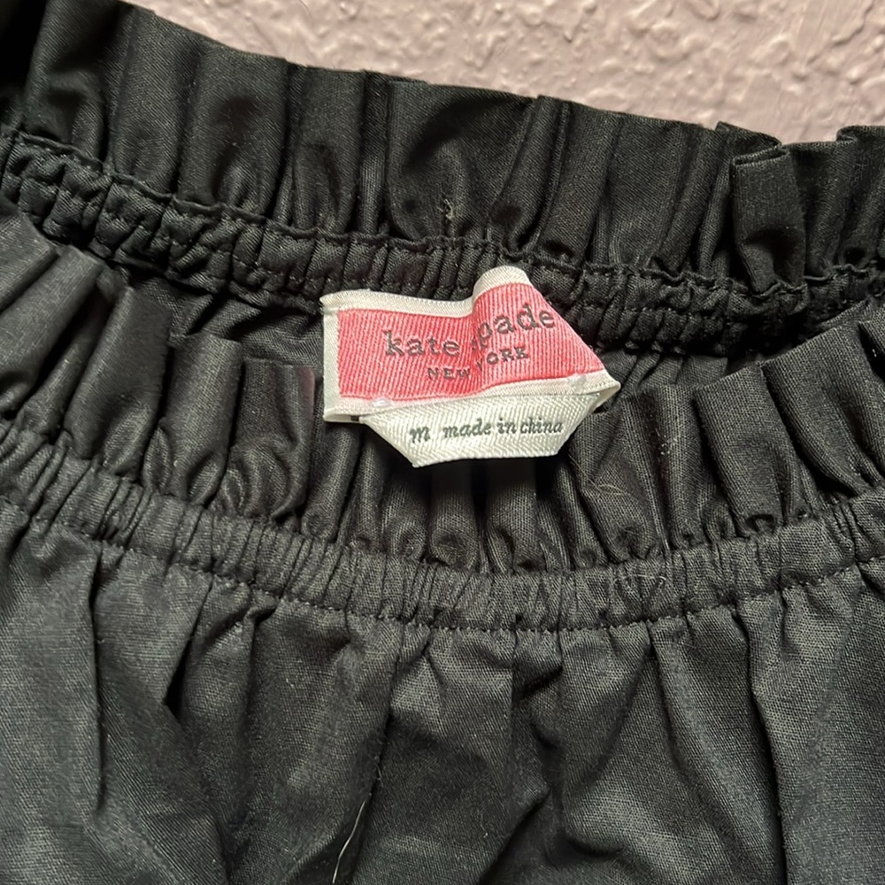 Kate Spade Top ♠️ Black - Picture 3 of 5